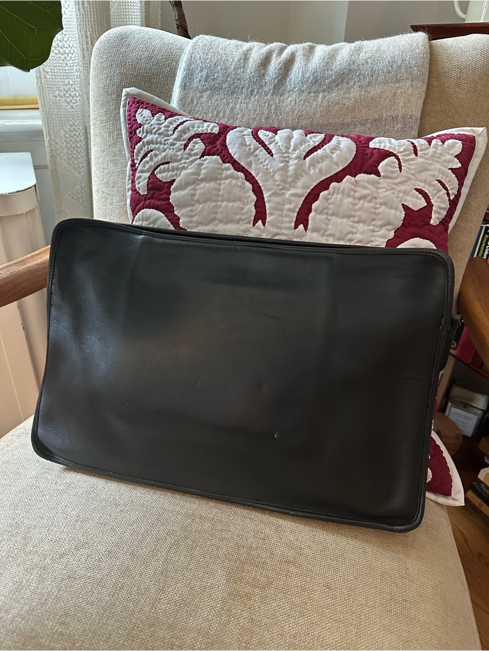 Vintage Coach 5225 Zip Portfolio Document Bag